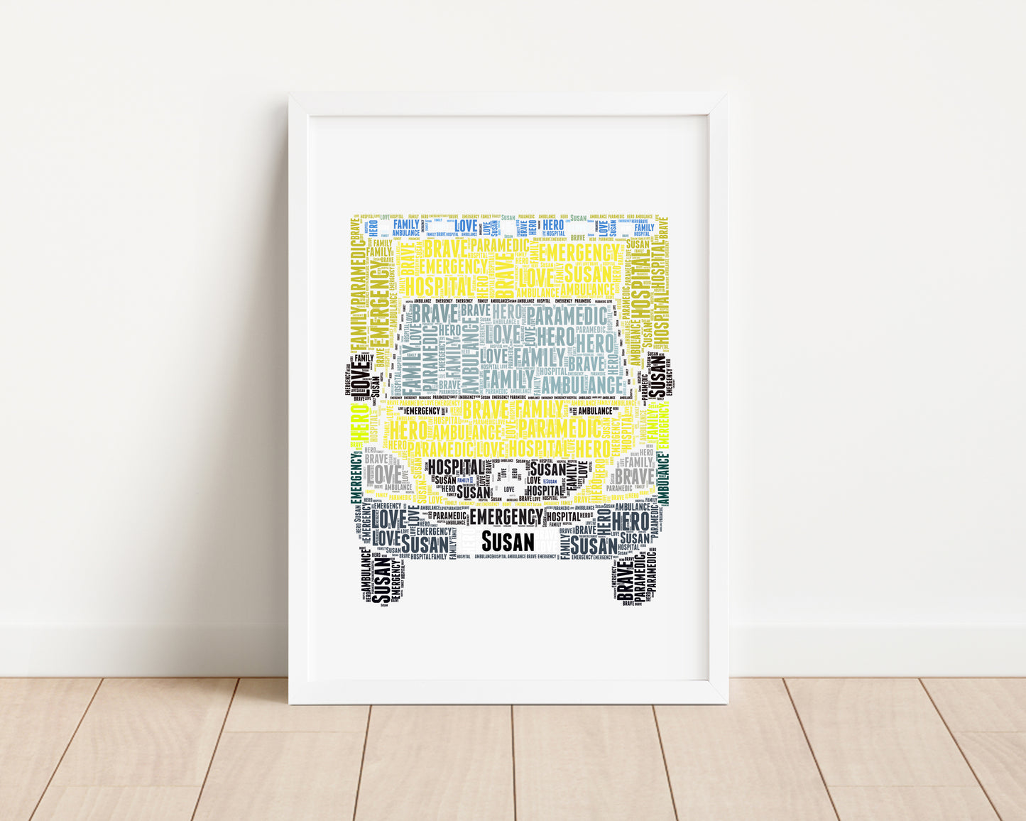 Personalised Ambulance Print