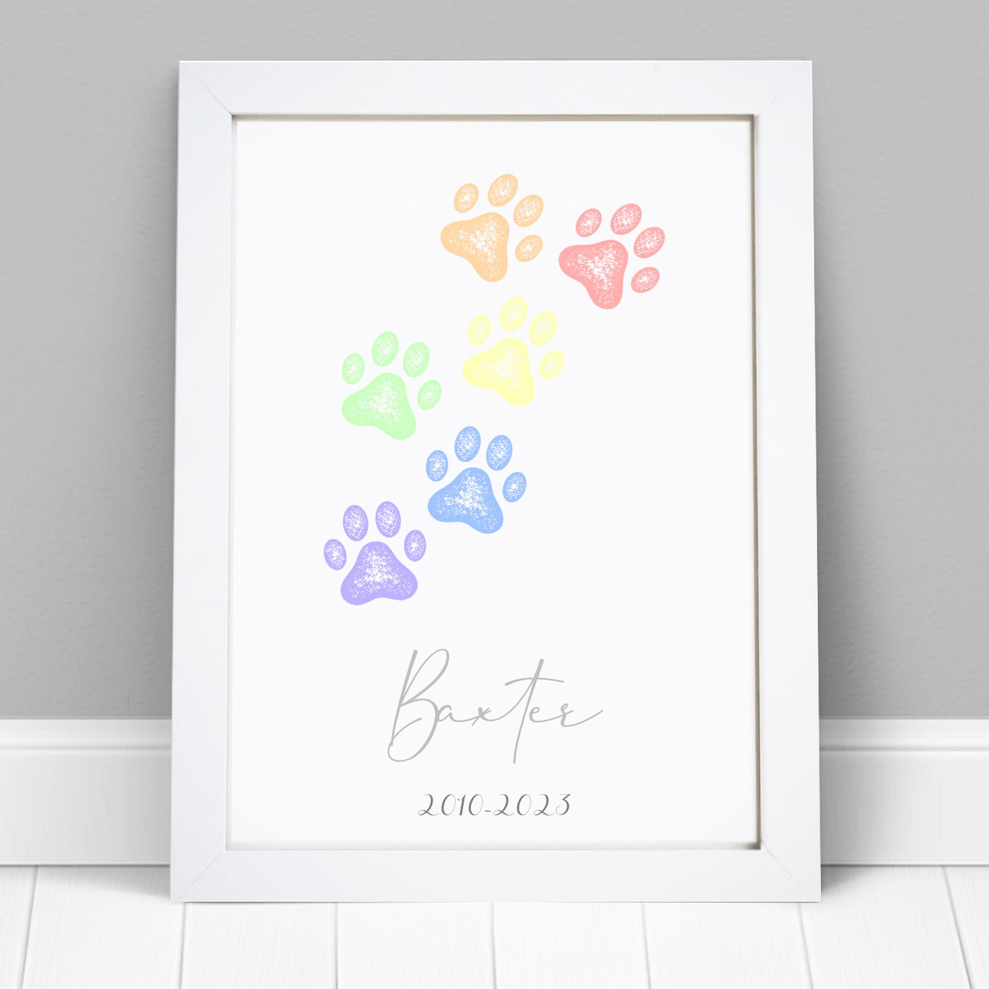 Personalised Pet Paw Print