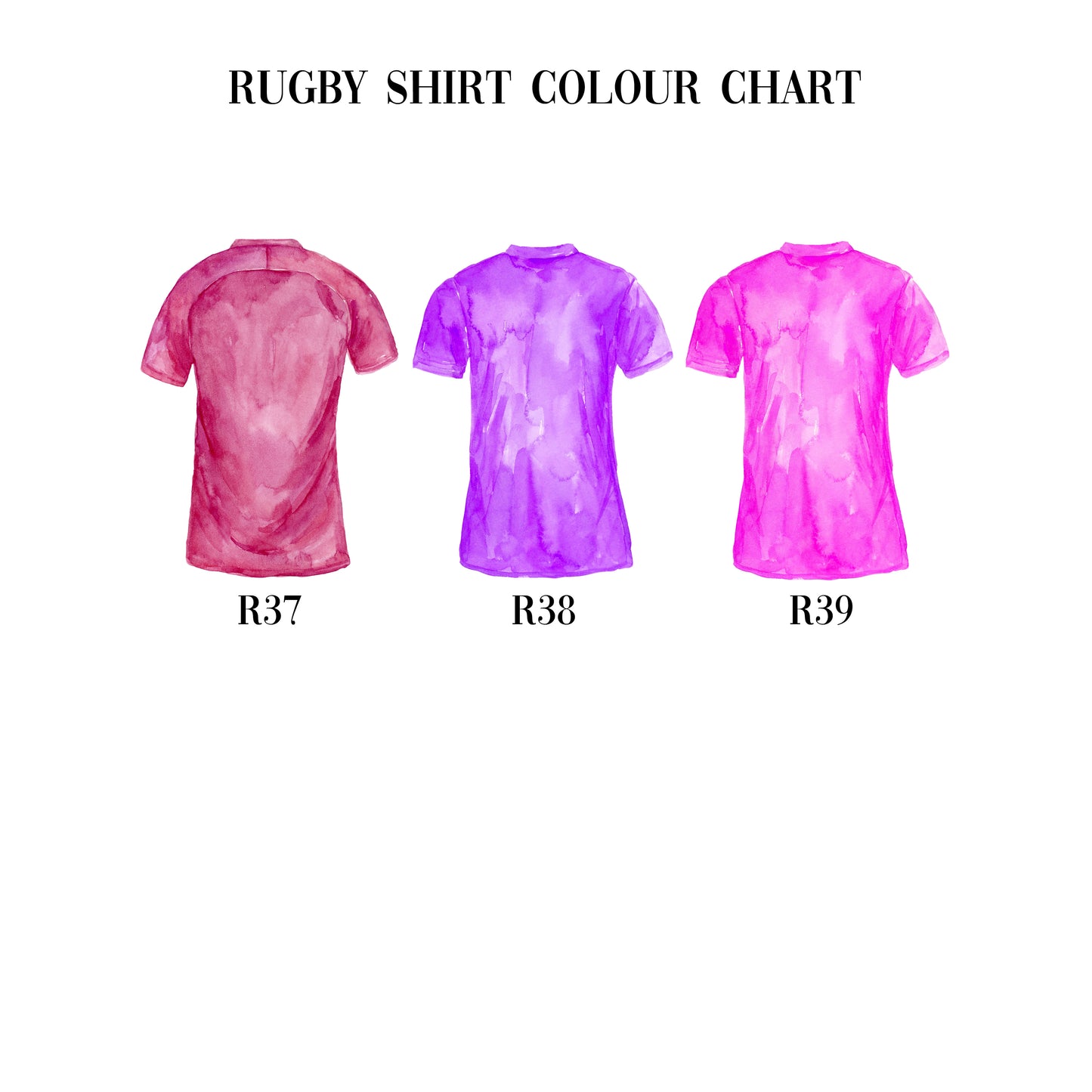 Personalised Family Rugby Shirt Print