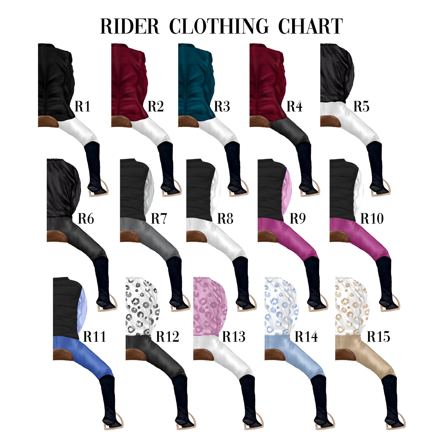 Personalised Horse Rider Print