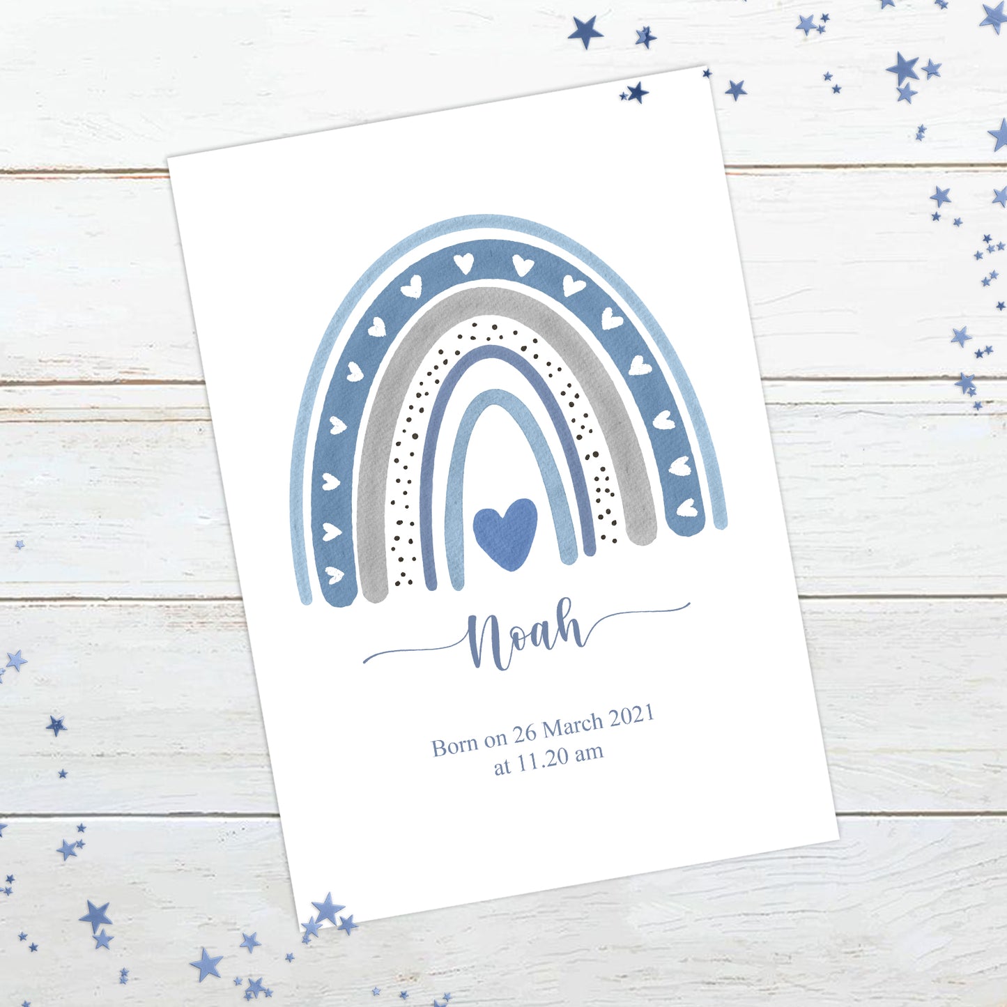 Personalised Rainbow Print