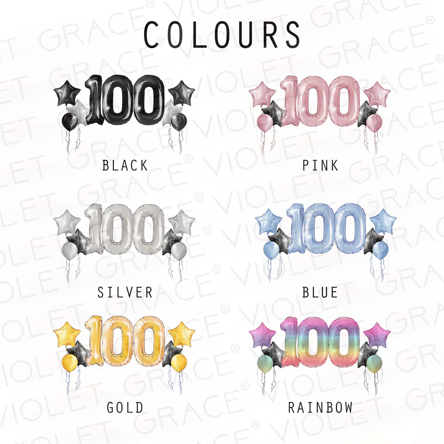 Personalised 100th Birthday Card