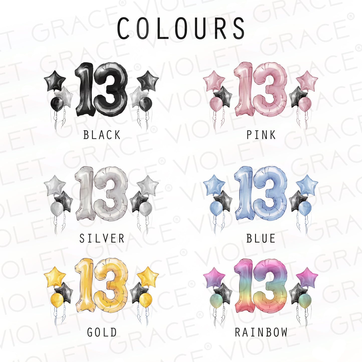 Personalised 13th Birthday Card