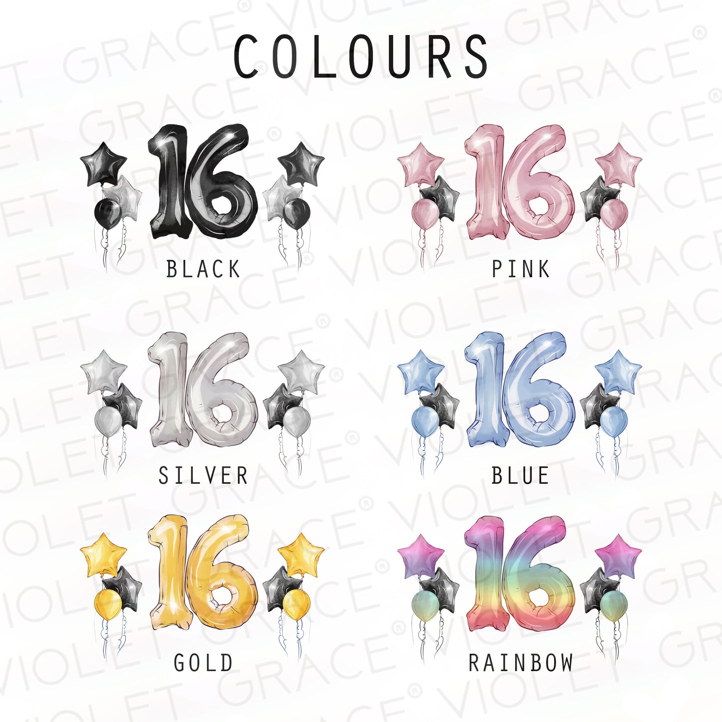 Personalised 16th Birthday Card