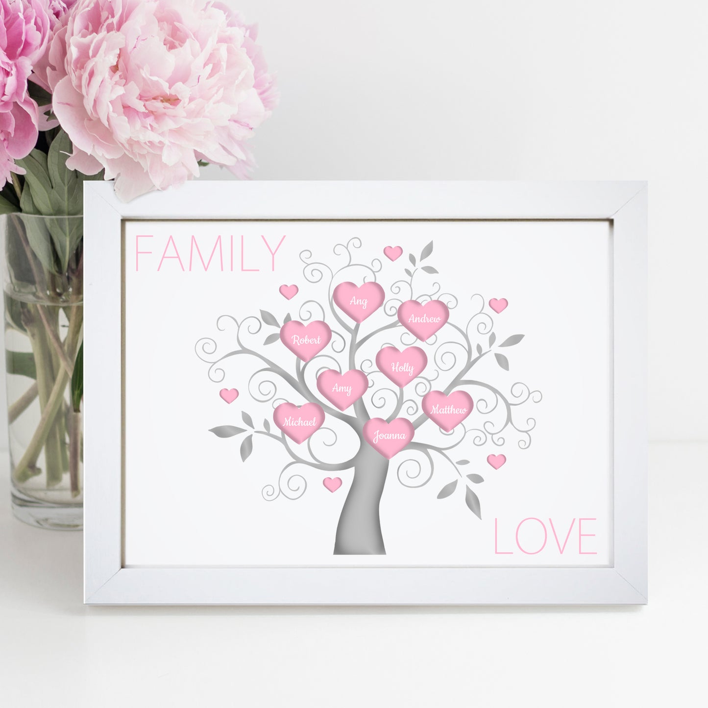 Personalised Family Tree Print