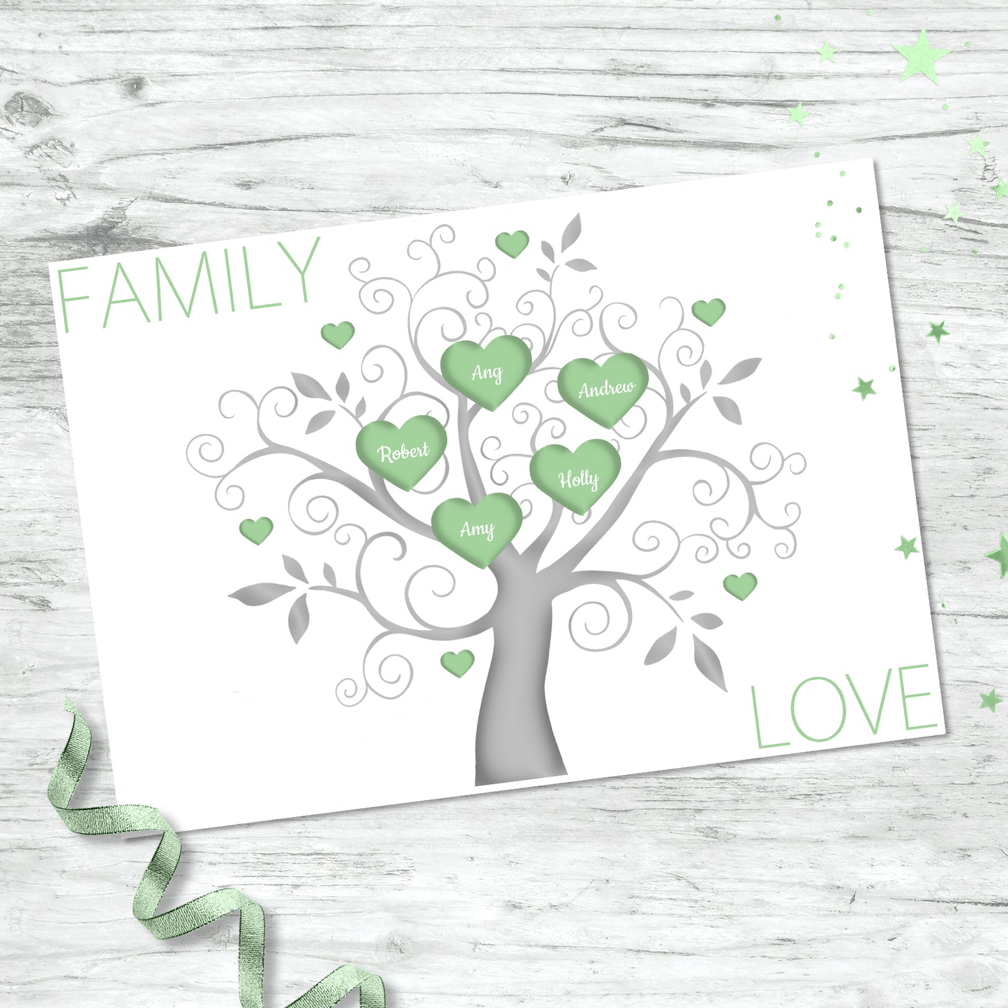 Personalised Family Tree Print
