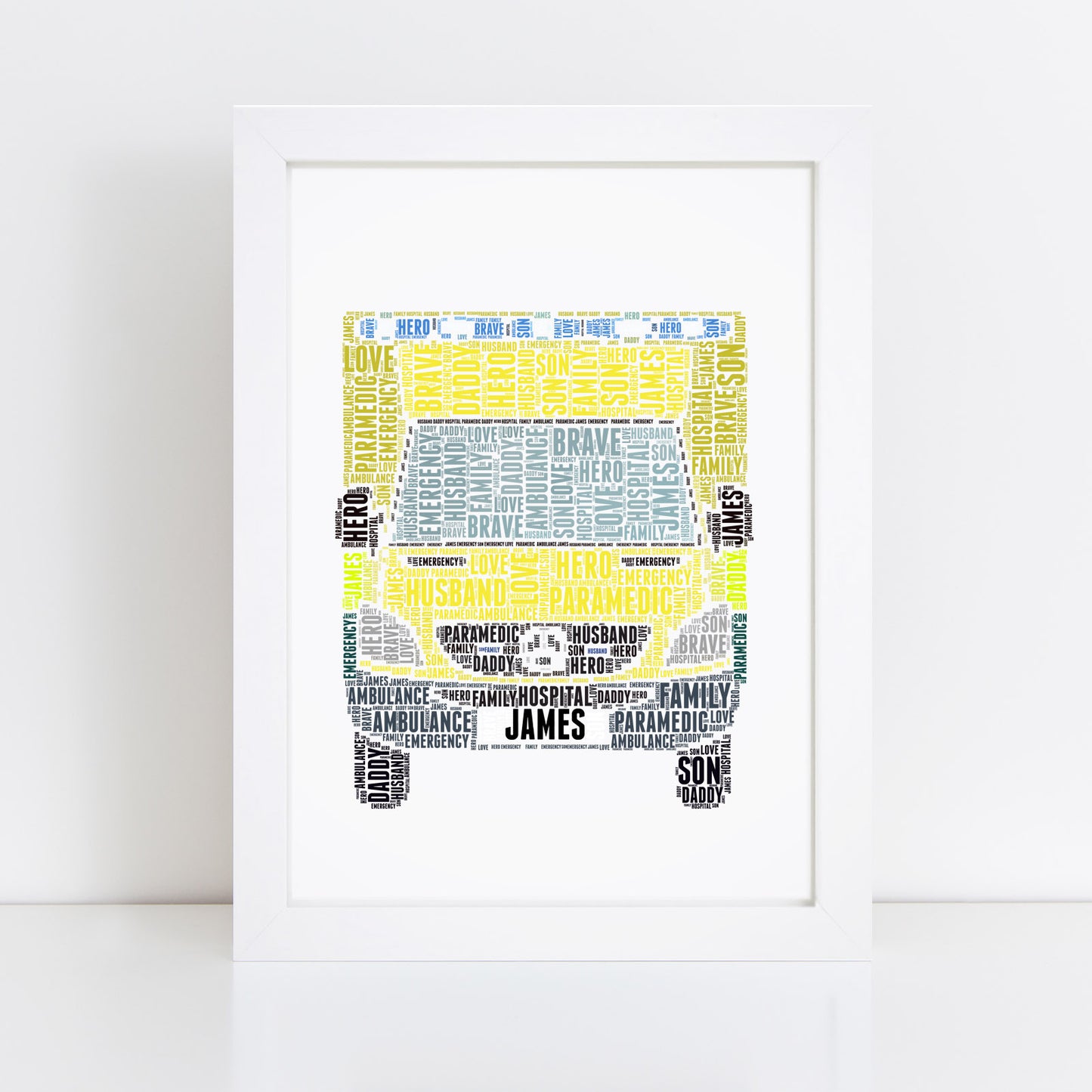 Personalised Ambulance Print