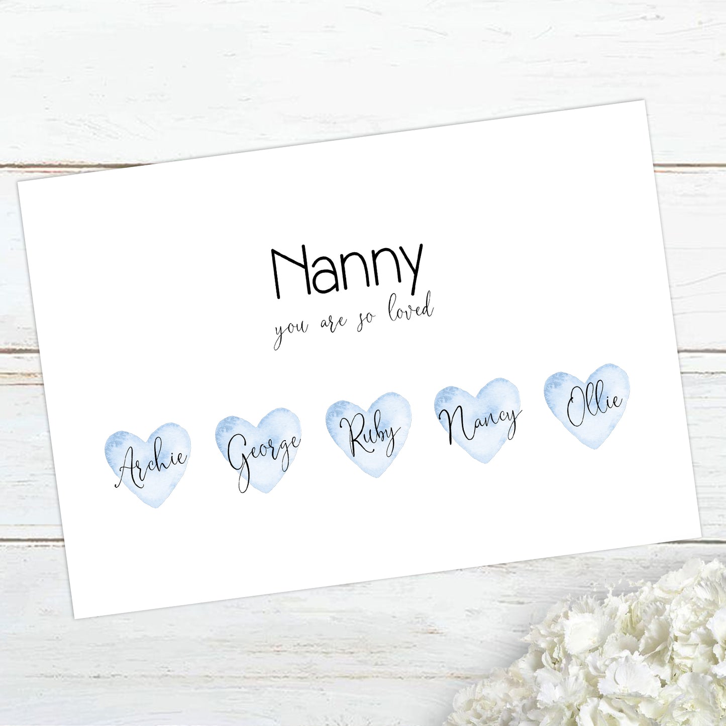 Personalised Mum Heart Print