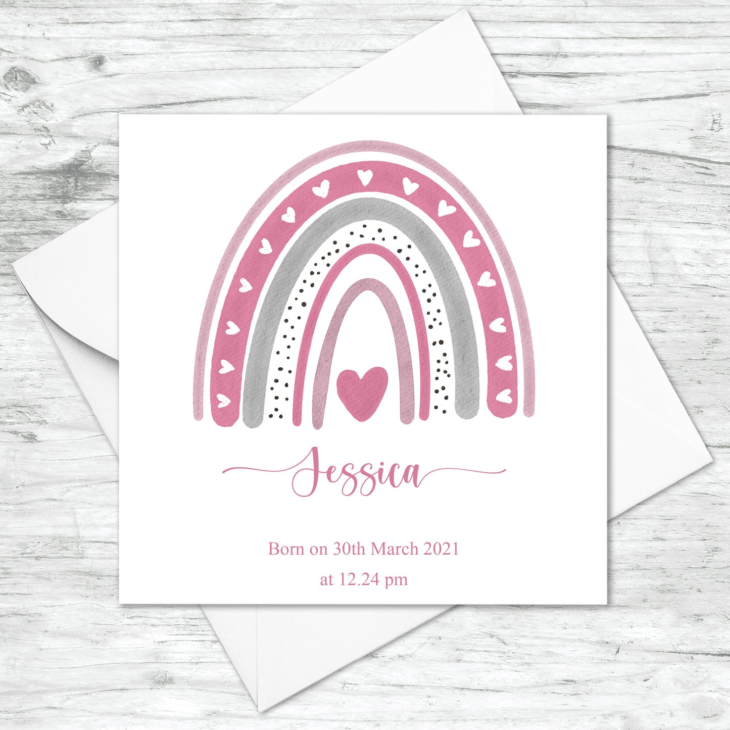 Personalised Rainbow Card