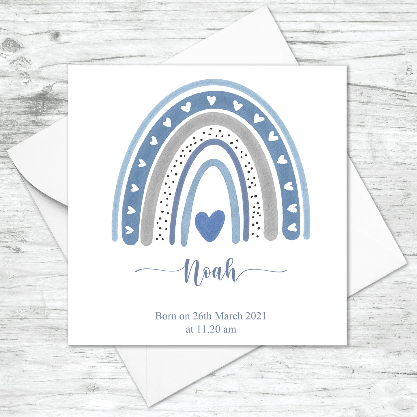 Personalised Rainbow Card