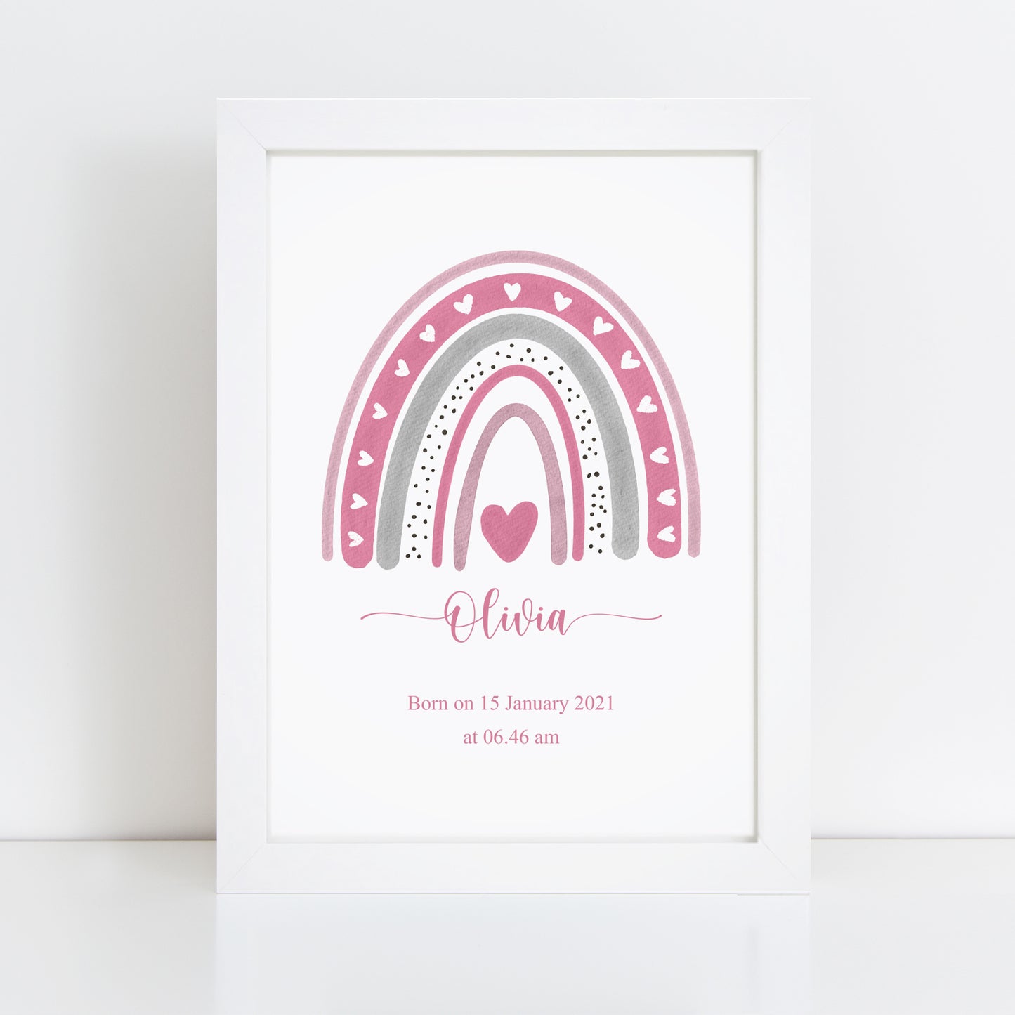 Personalised Rainbow Print
