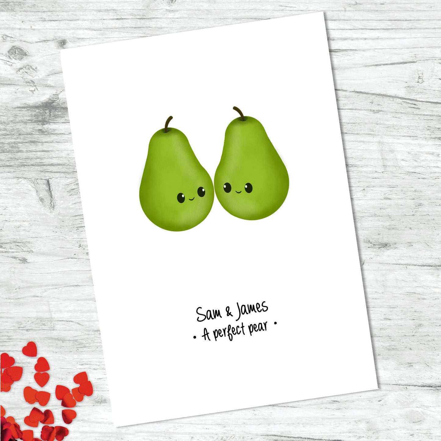 Personalised Perfect Pear Print
