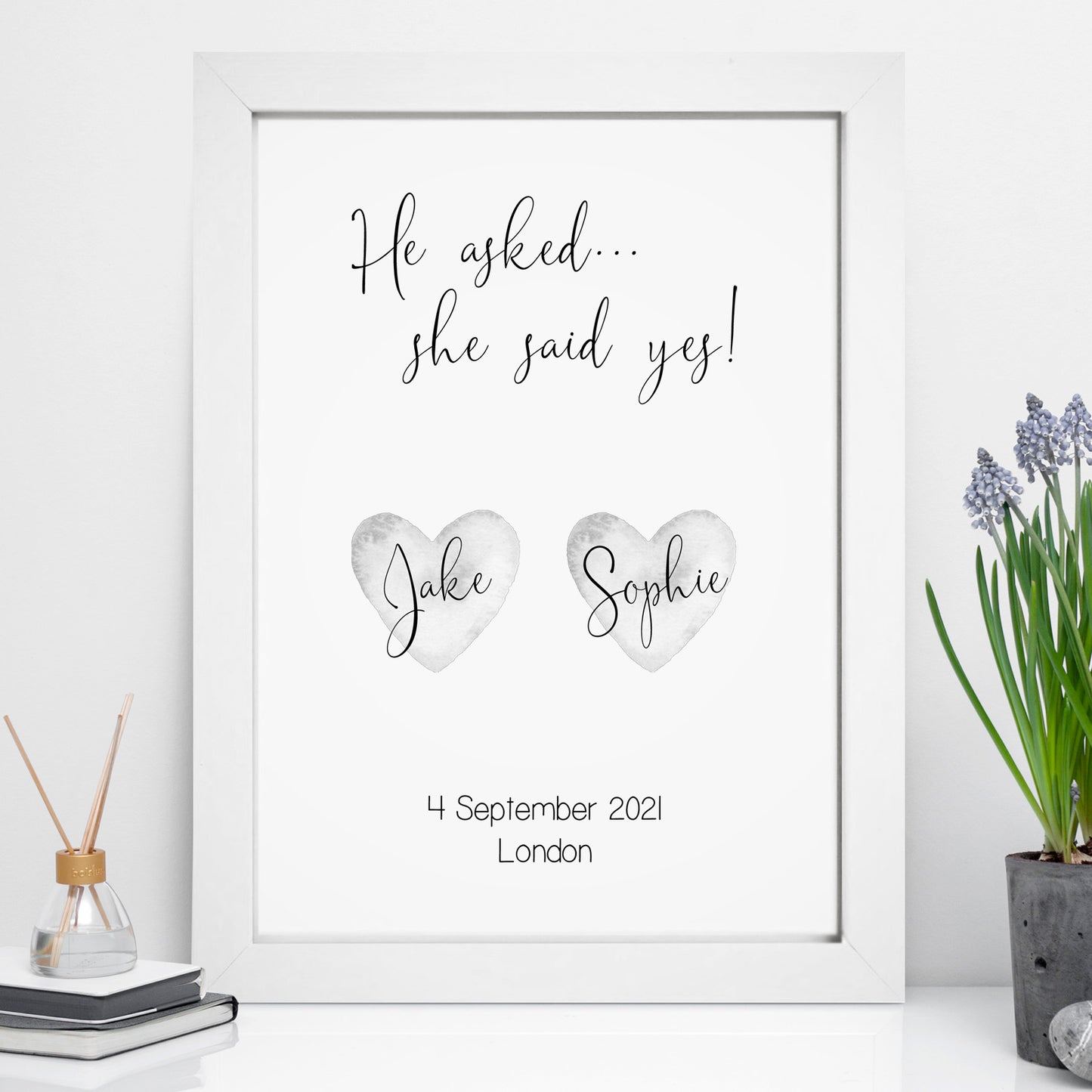 Personalised Engagement Print