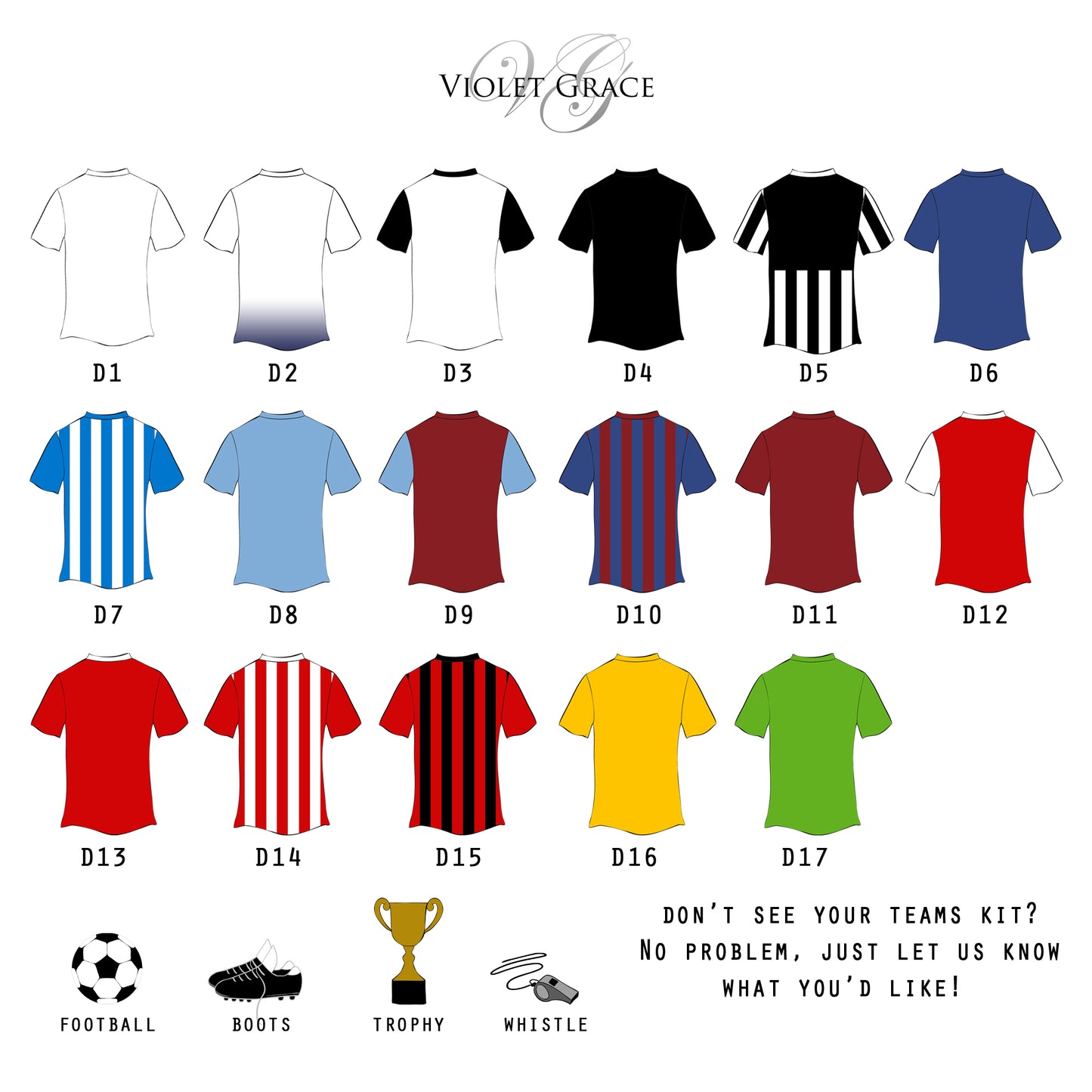 Personalised Football Shirt Card