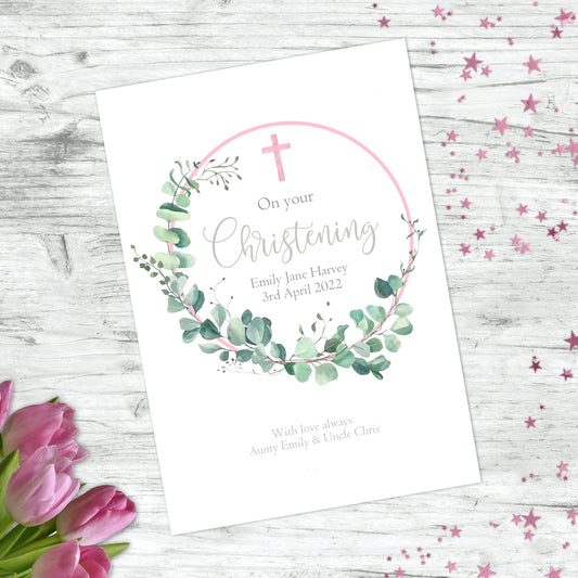 Personalised Christening Print