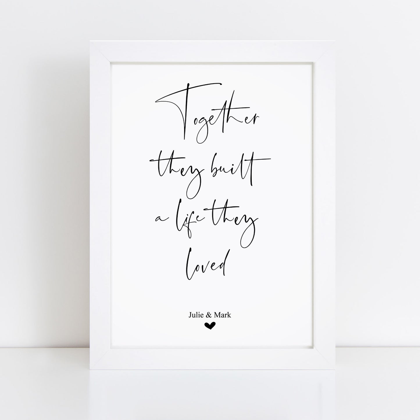 Personalised Together Print