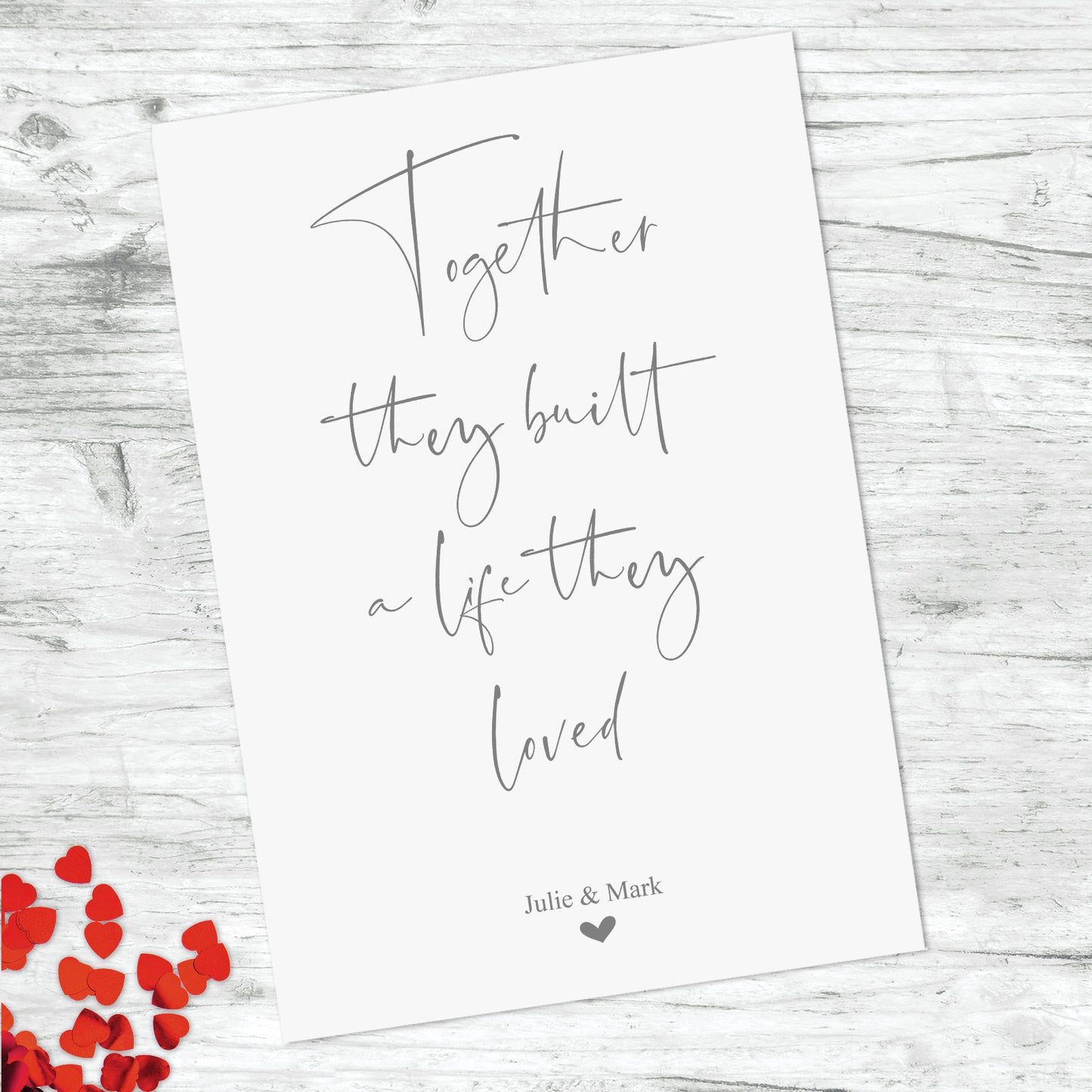 Personalised Together Print