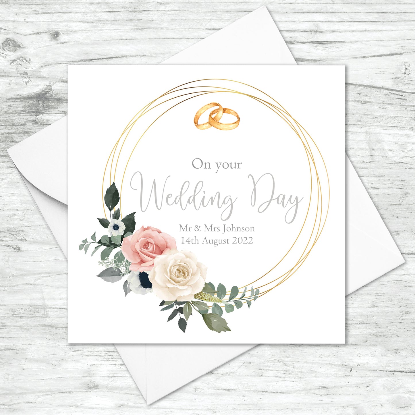 Personalised On Your Wedding Day Card