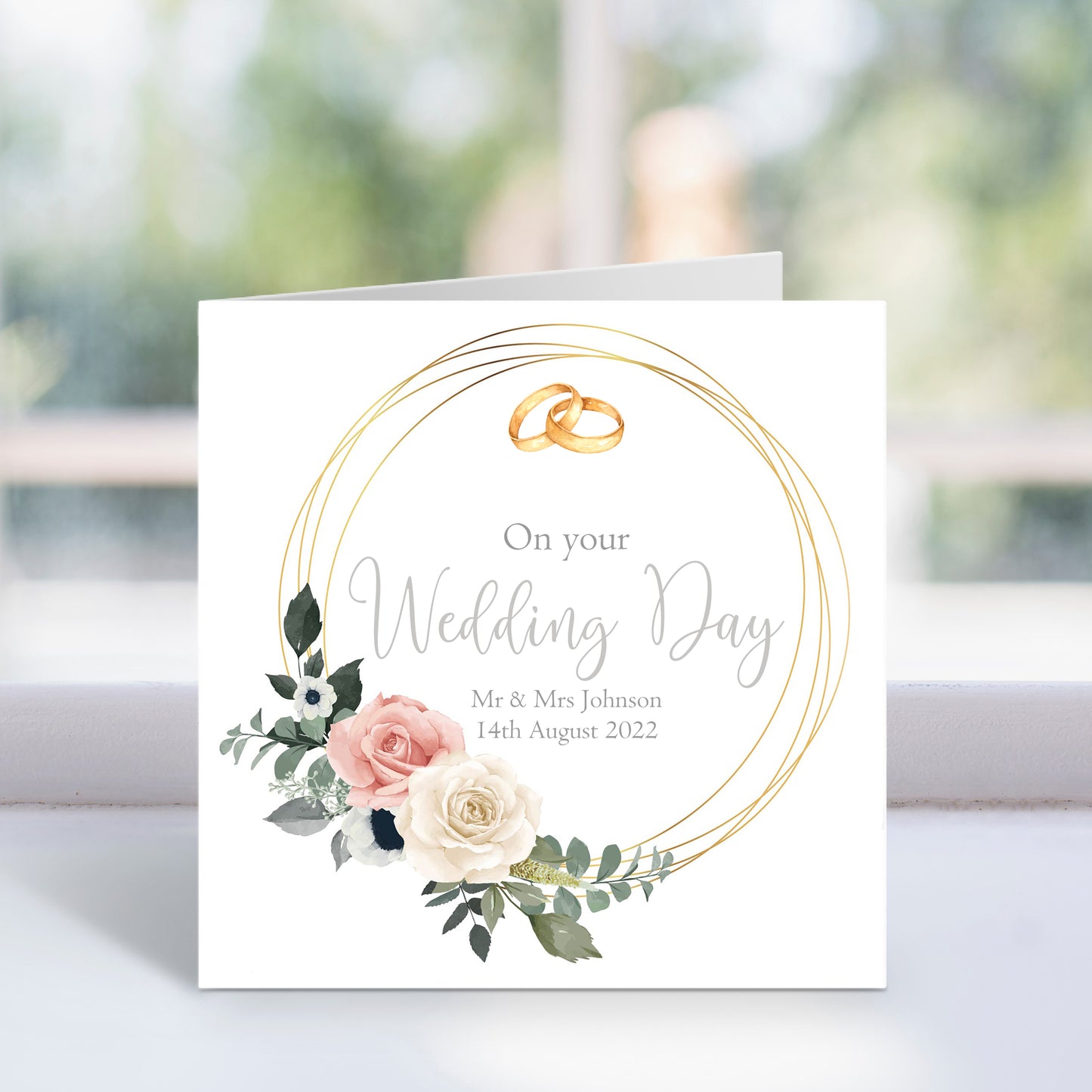 Personalised On Your Wedding Day Card