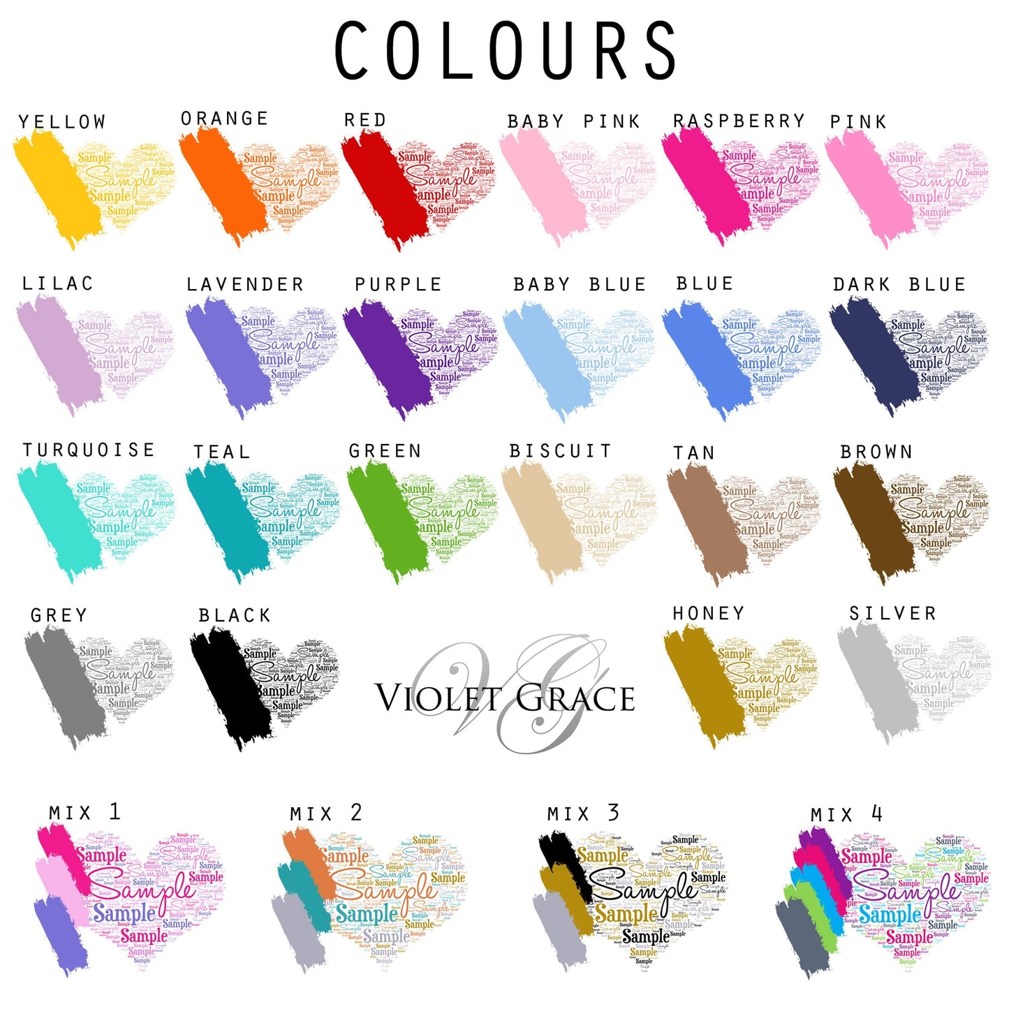 Personalised 21 Word Art Card