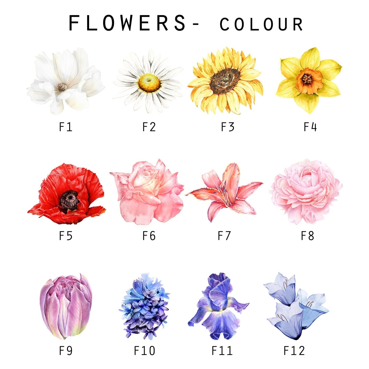 Personalised Niece Flower Print