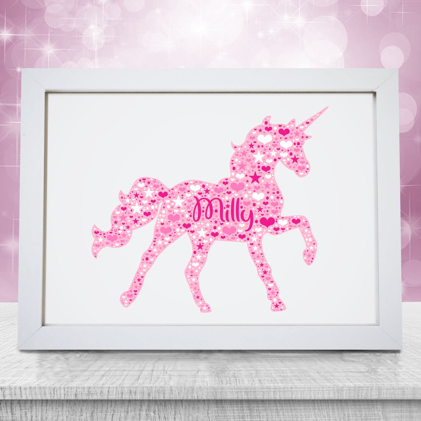Personalised Unicorn Print
