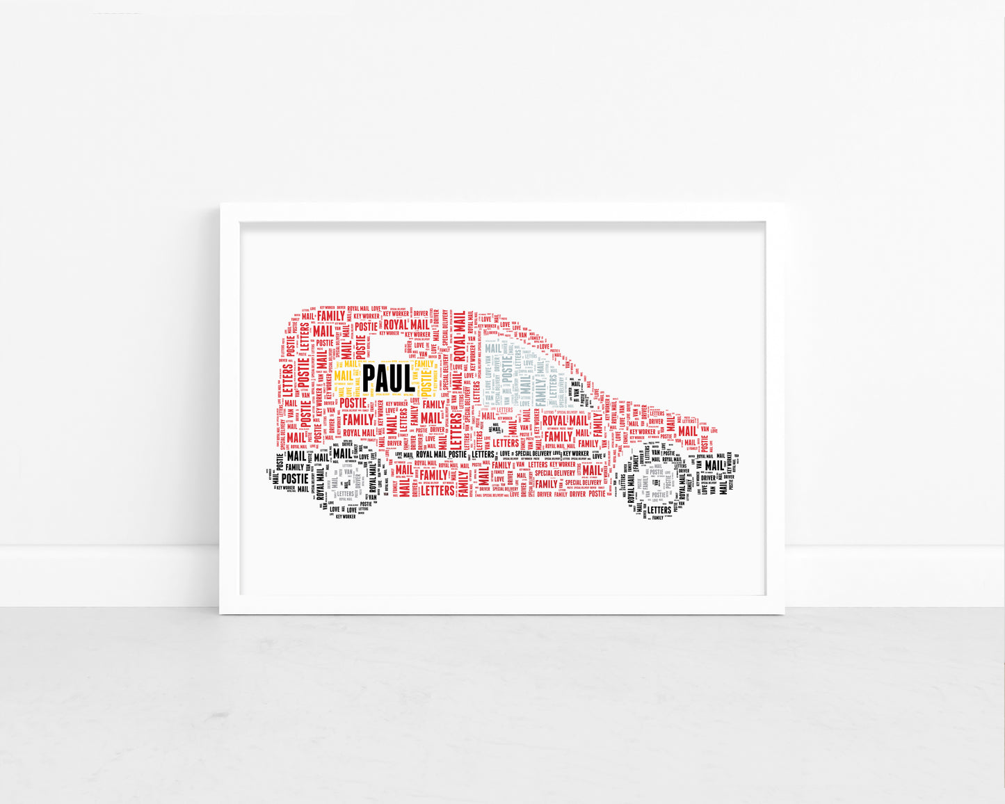 Personalised Post Van Print