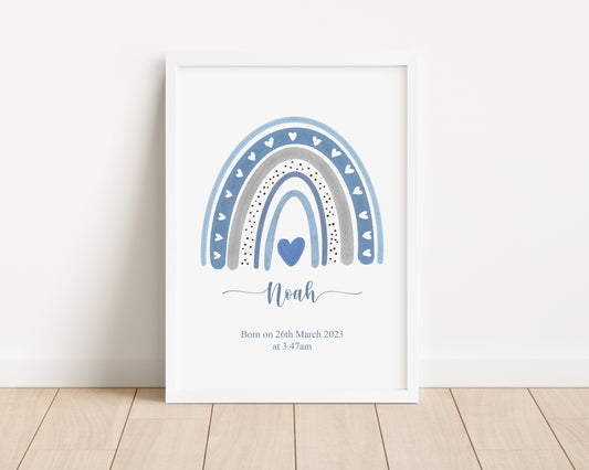 Personalised Rainbow Print