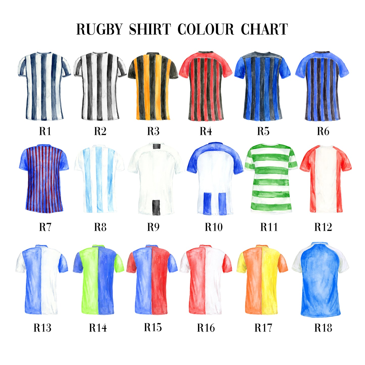 Personalised Family Rugby Shirt Print