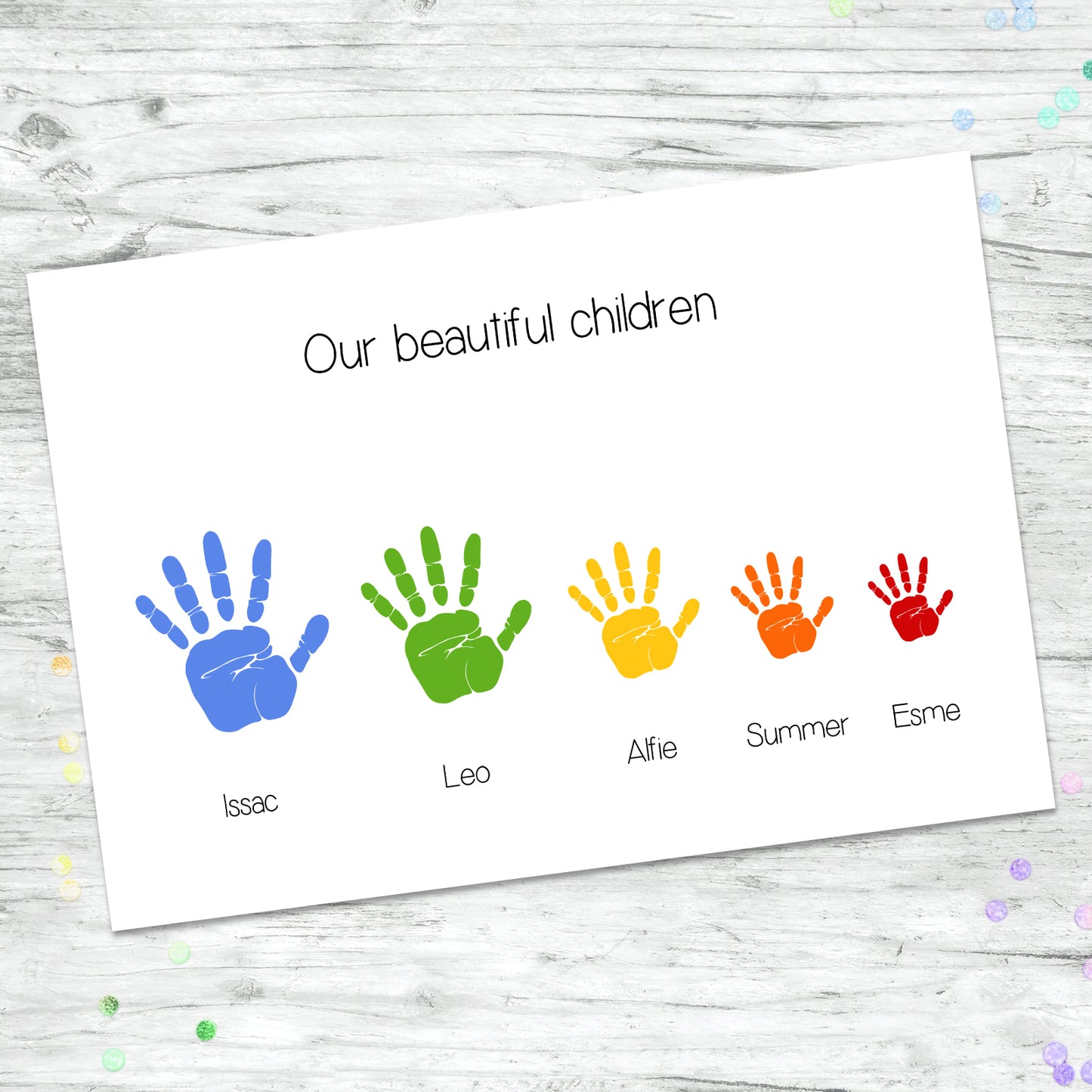 Personalised Child Hand Print