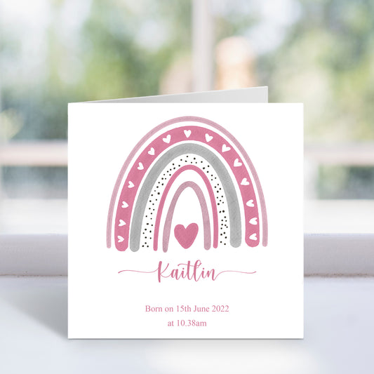 Personalised Rainbow Card