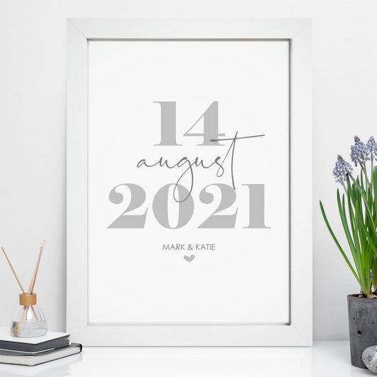 Personalised Special Date Print