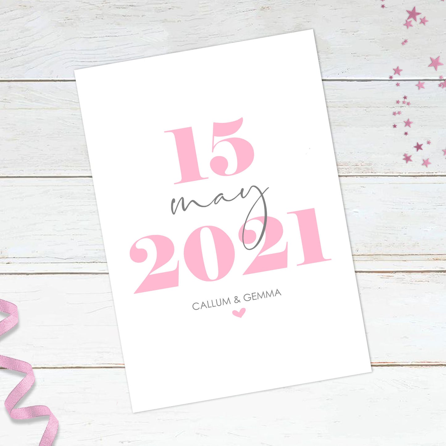 Personalised Special Date Print