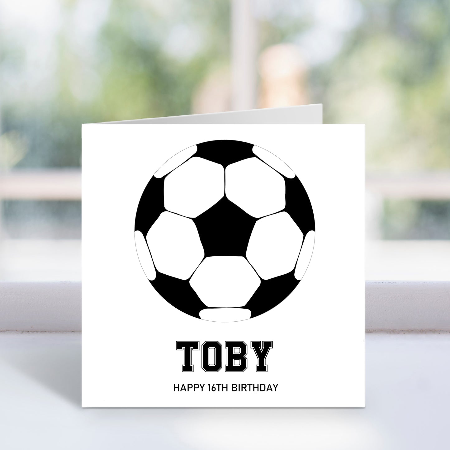 Personalised Football Card