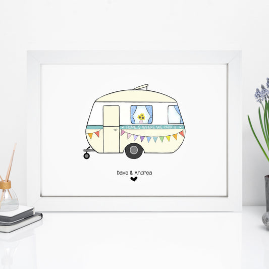Personalised Caravan Print