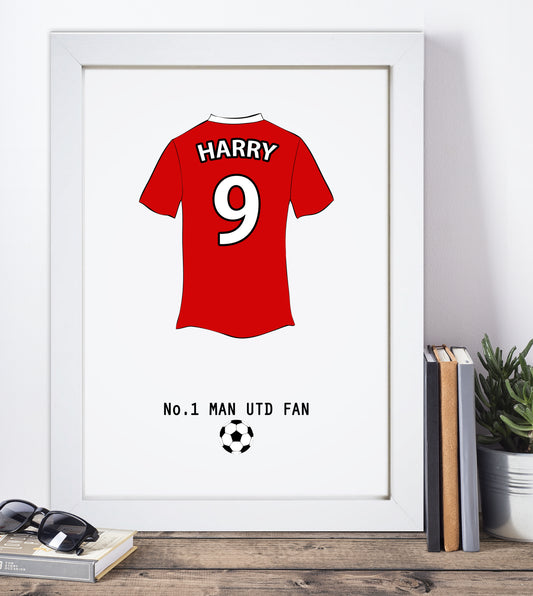 Personalised Football Shirt Print