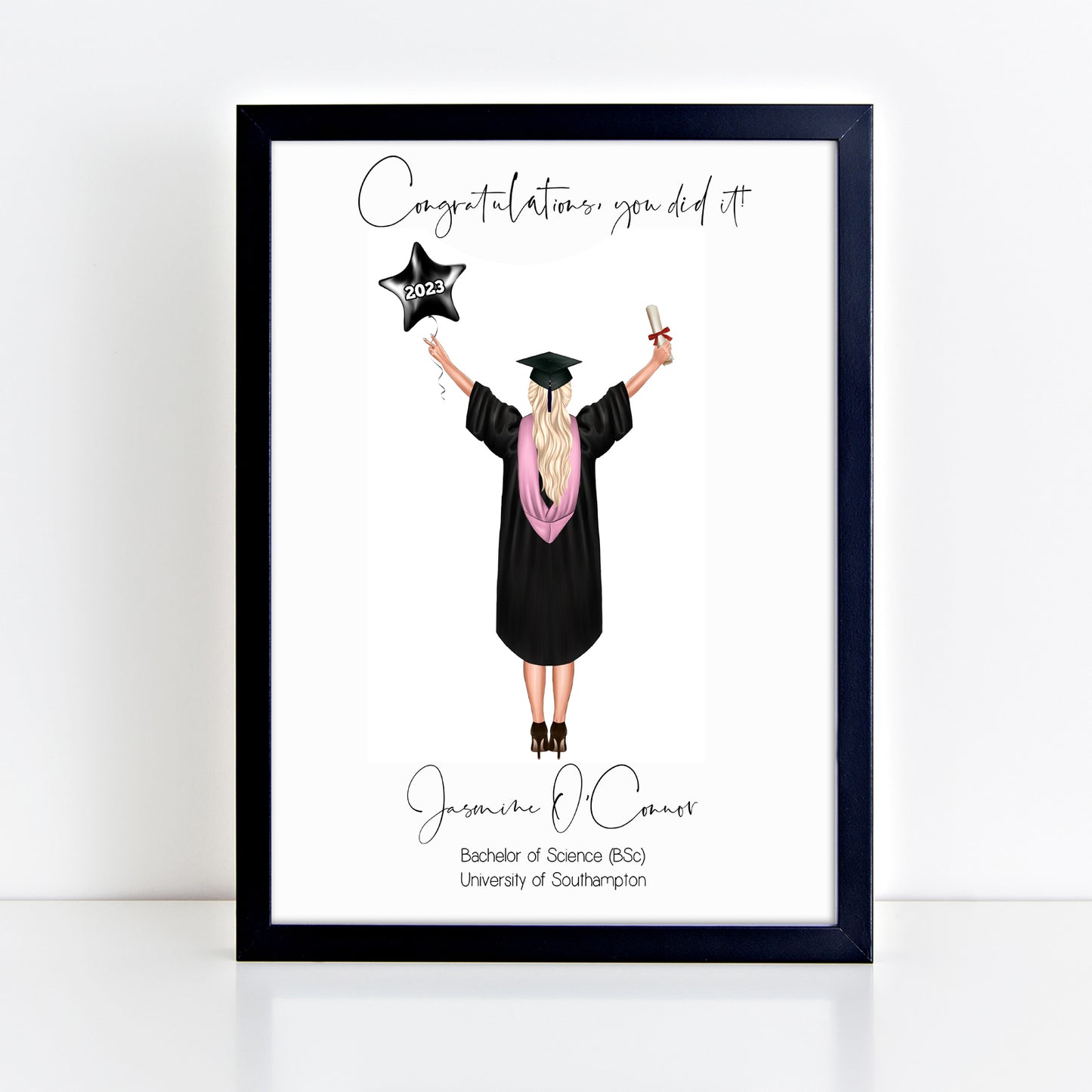 Personalised Graduation Print