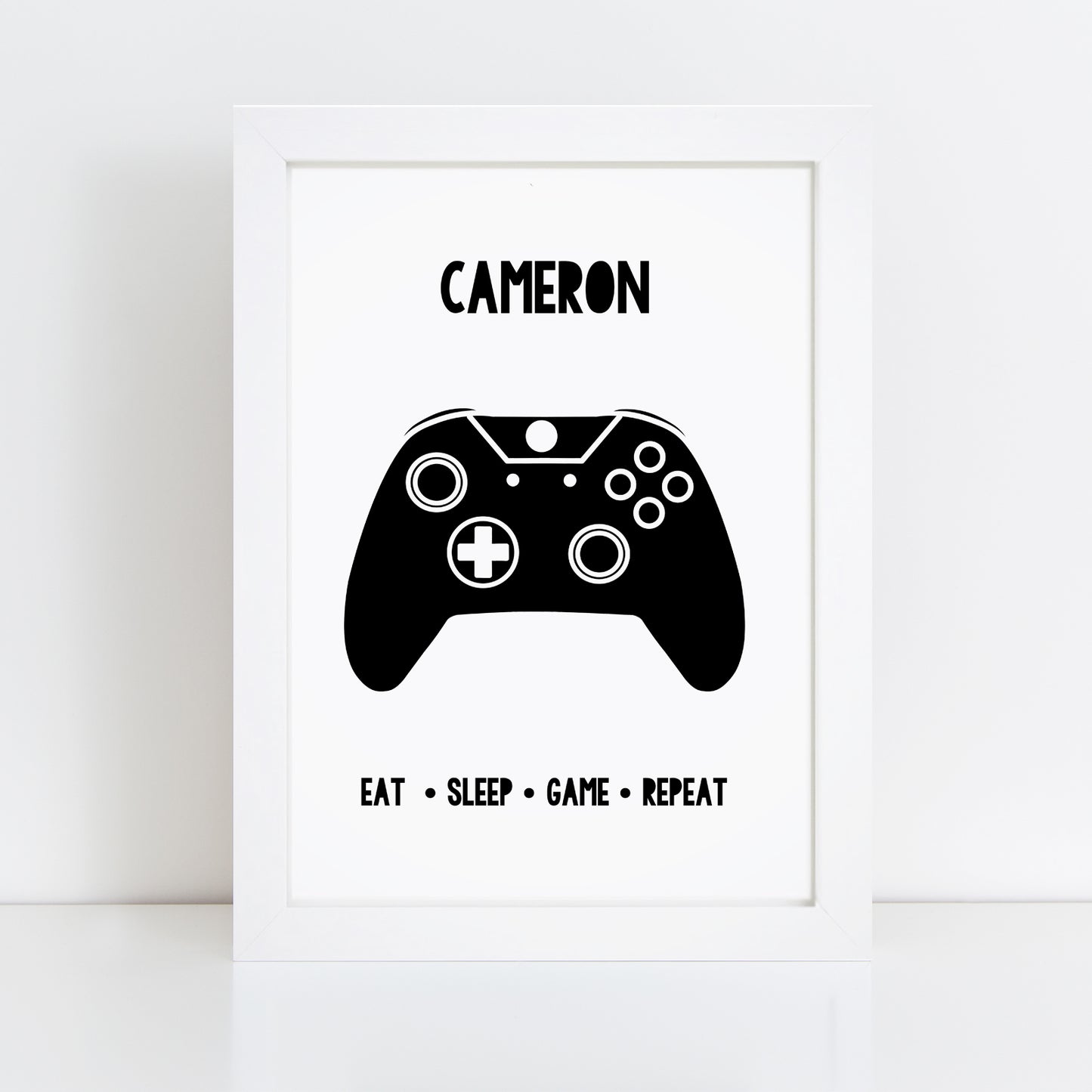Personalised Xbox Controller Print