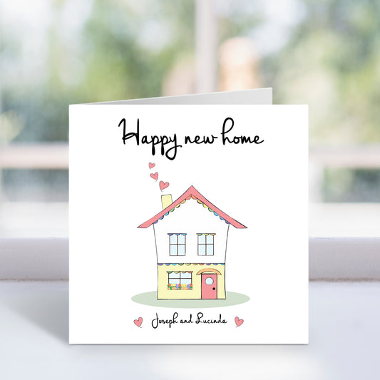 Personalised New Home Card