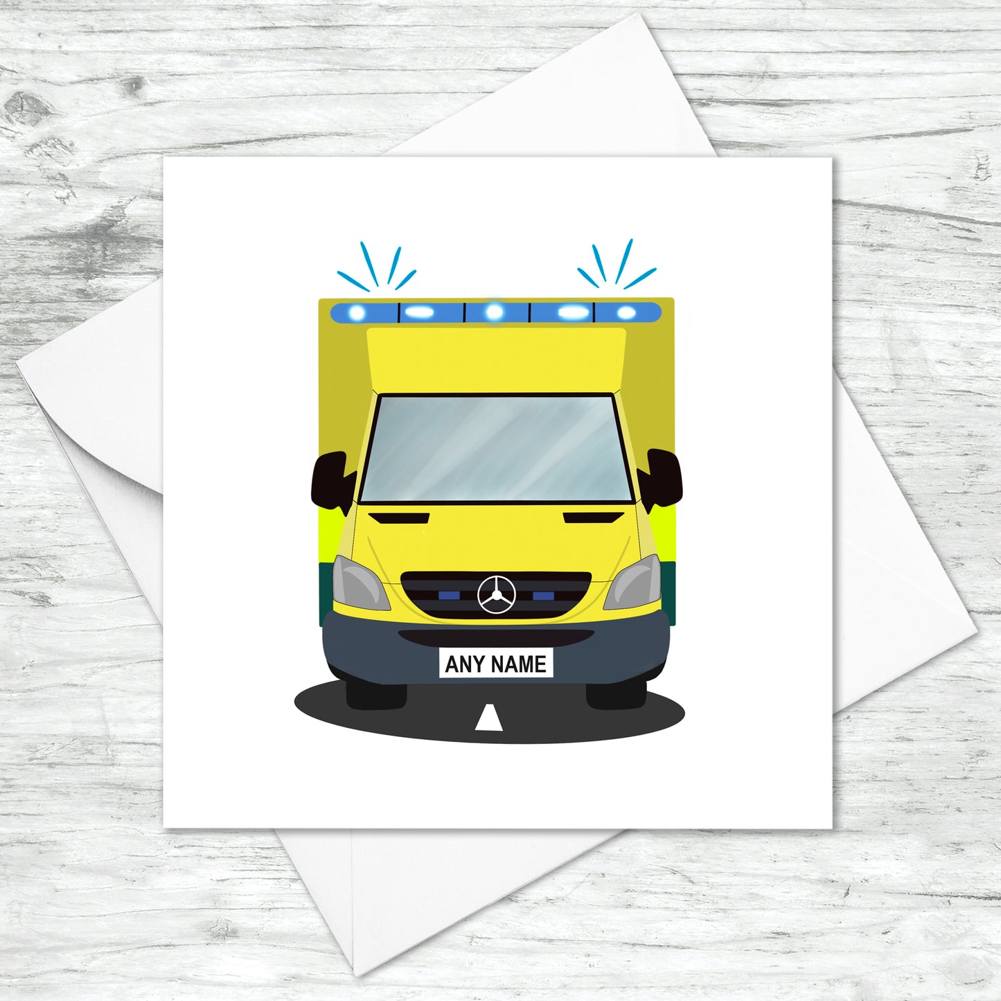 Personalised Ambulance Card