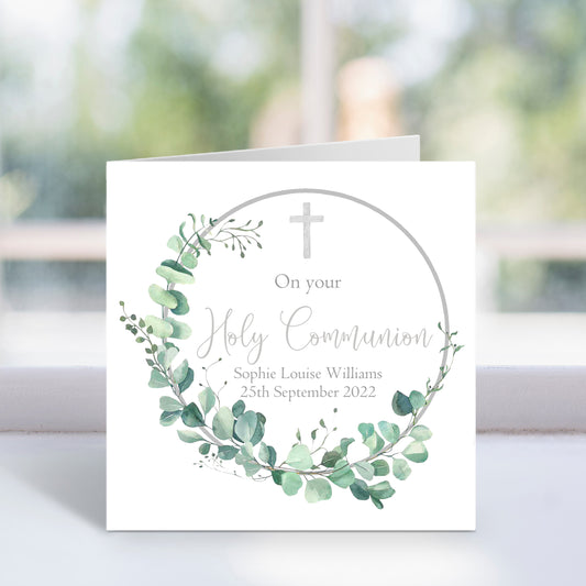 Personalised Holy Communion Card