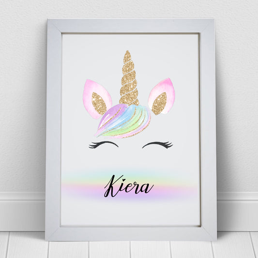 Personalised Unicorn Print