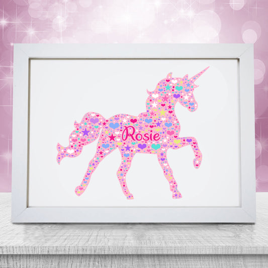 Personalised Unicorn Print