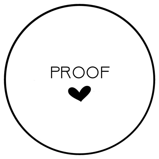 Proof Request Only For Personalised Print