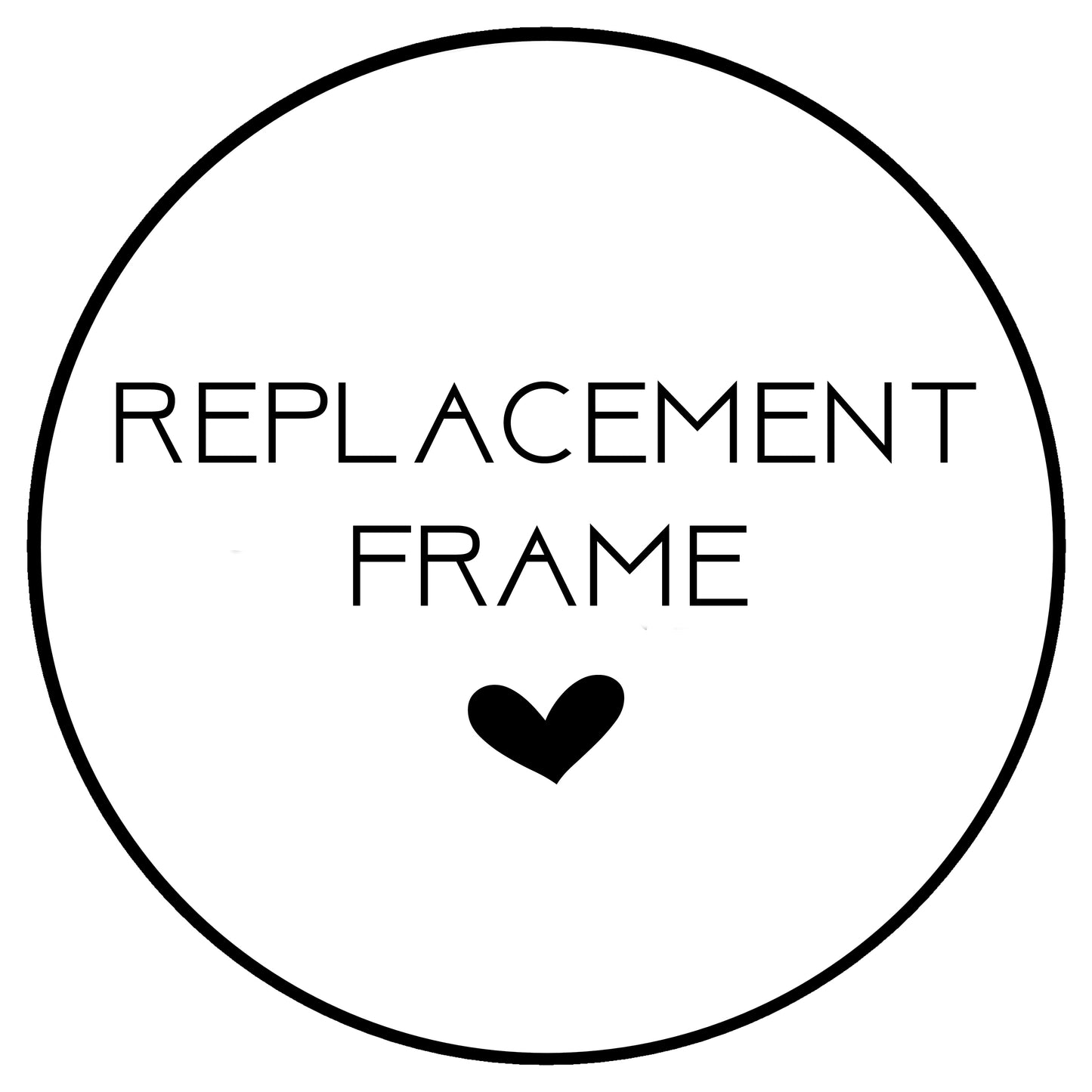 Replacement Frame Only For the purchase of an A4 or A5 Frame Only
