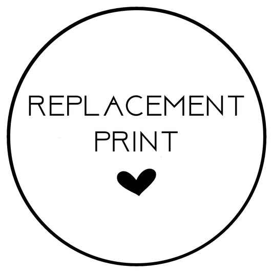 Replacement Print Only For an A4 or A5 Print
